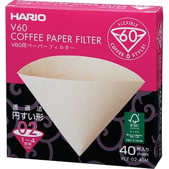 Filtry překapávač Hario 02 40ks