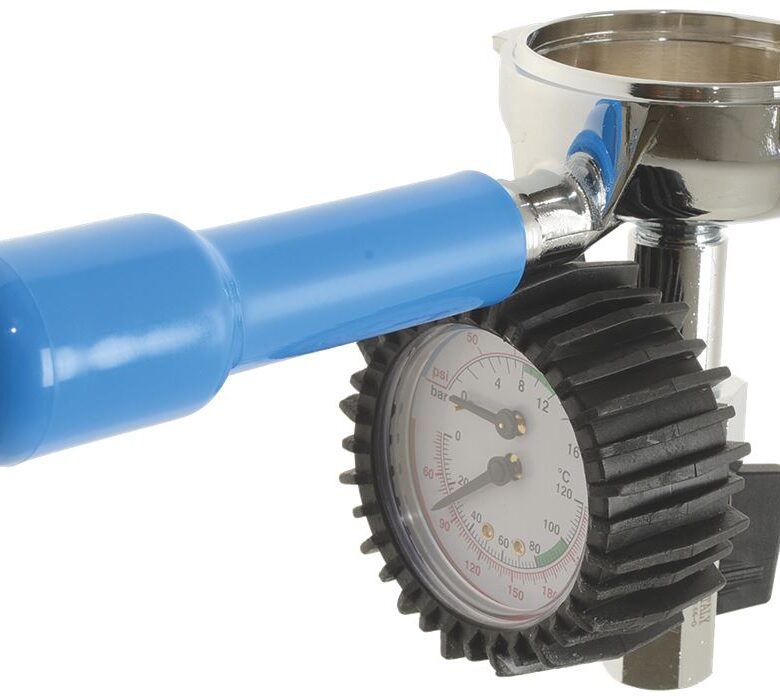 Držák filtru s termomanometrem