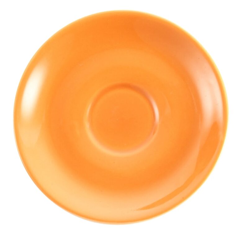 oranžový podšálek