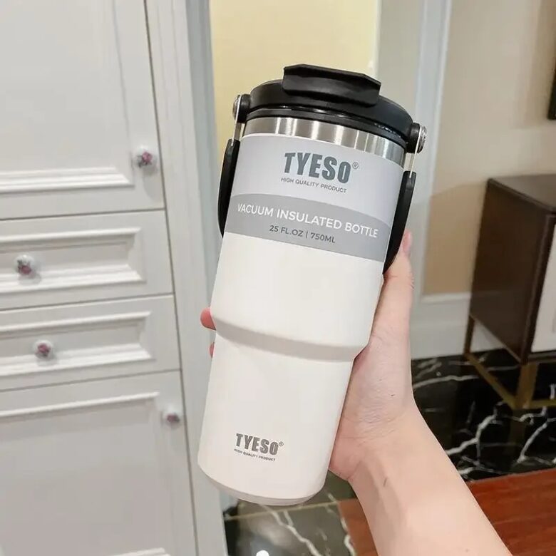 Termoska na kávu 600 ml bílá