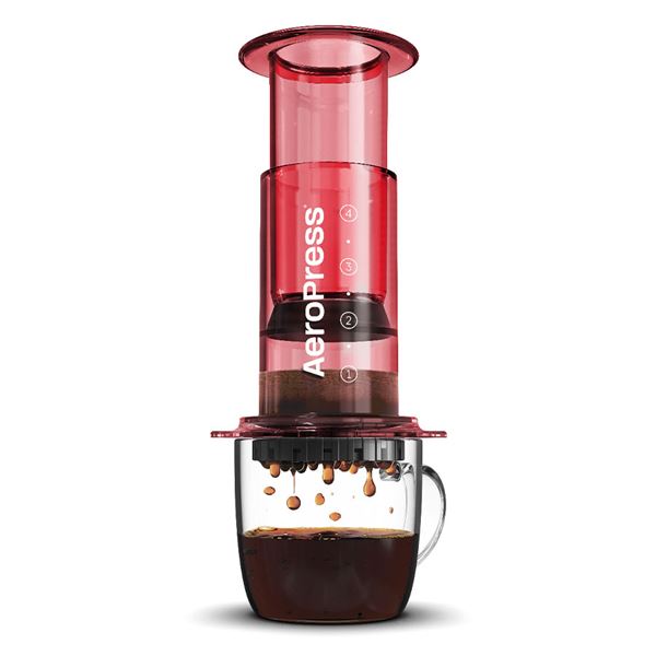 Aeropress Clear červený