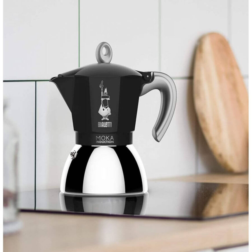 Indukční moka konvička Bialetti 4 šálky černá - Obrázek 2