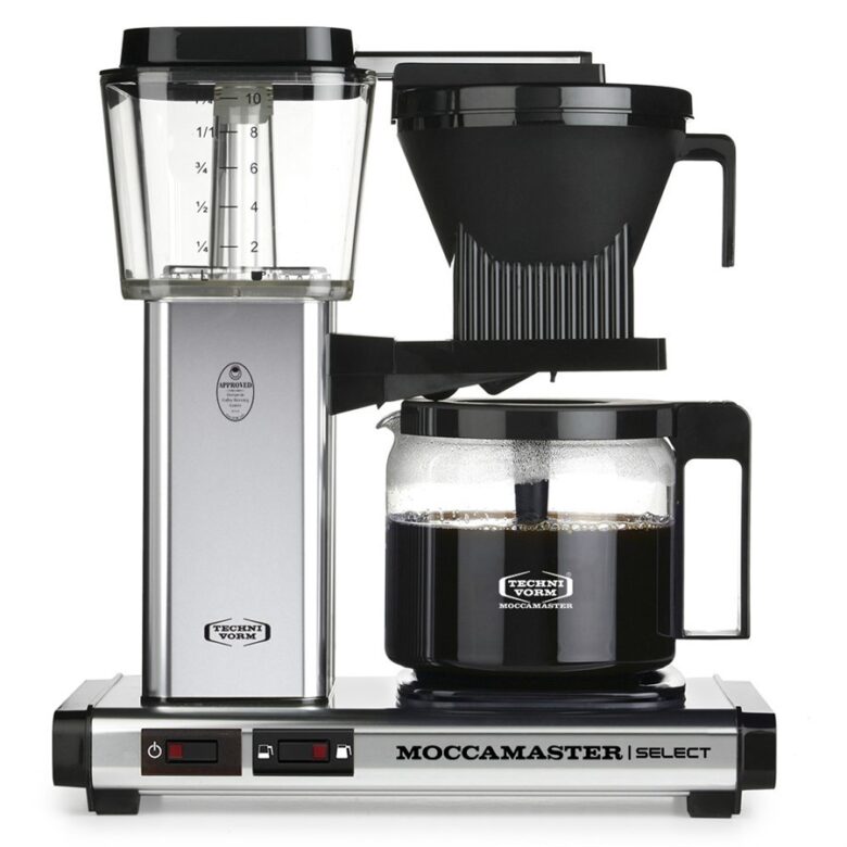Překapávač Moccamaster KBG Select stříbrný