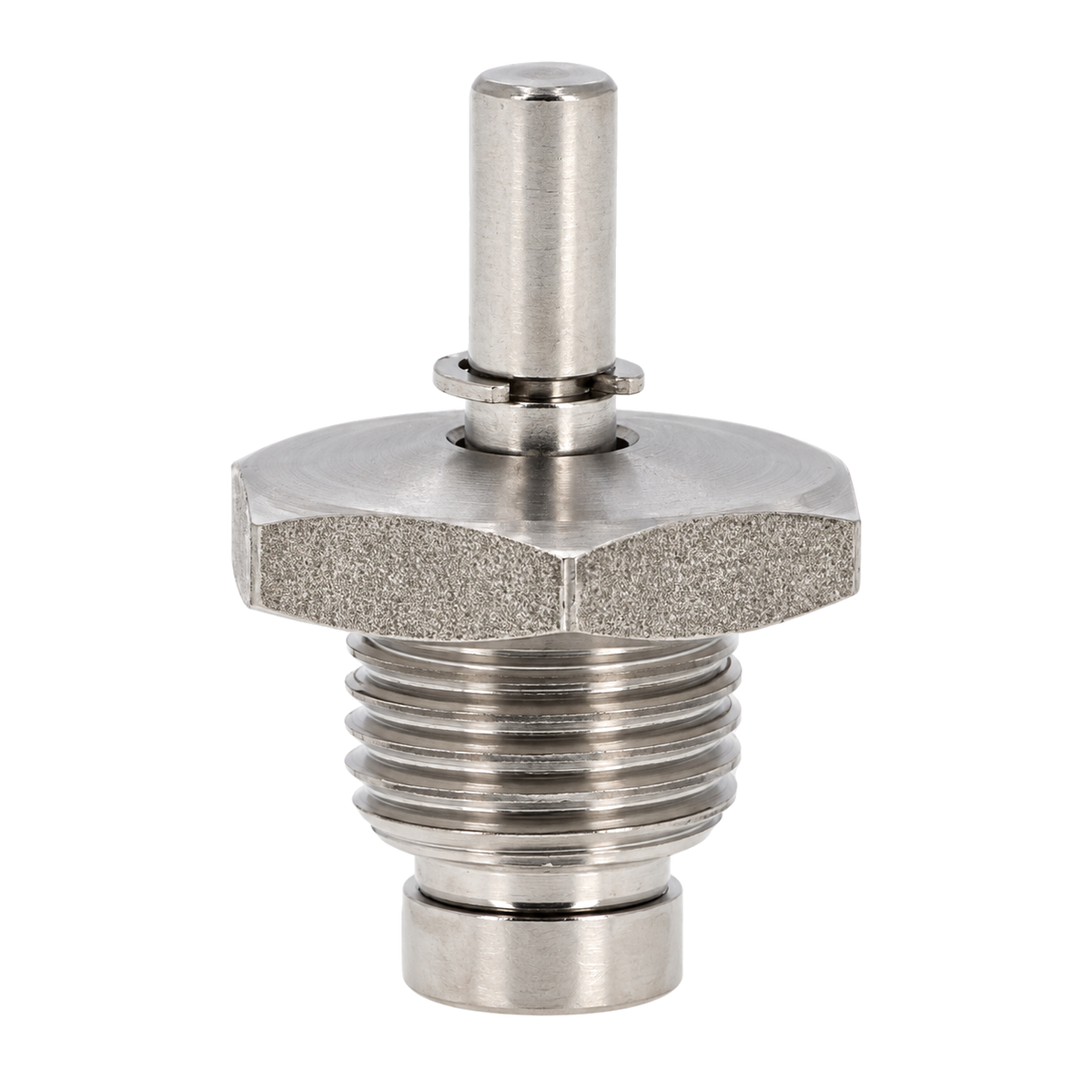 Antivakuový ventil bojleru kávovaru 1/4″ – nerezová krytka a píst, 29 mm