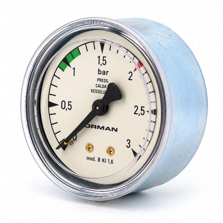 Manometr tlaku kotle 0–3 bar