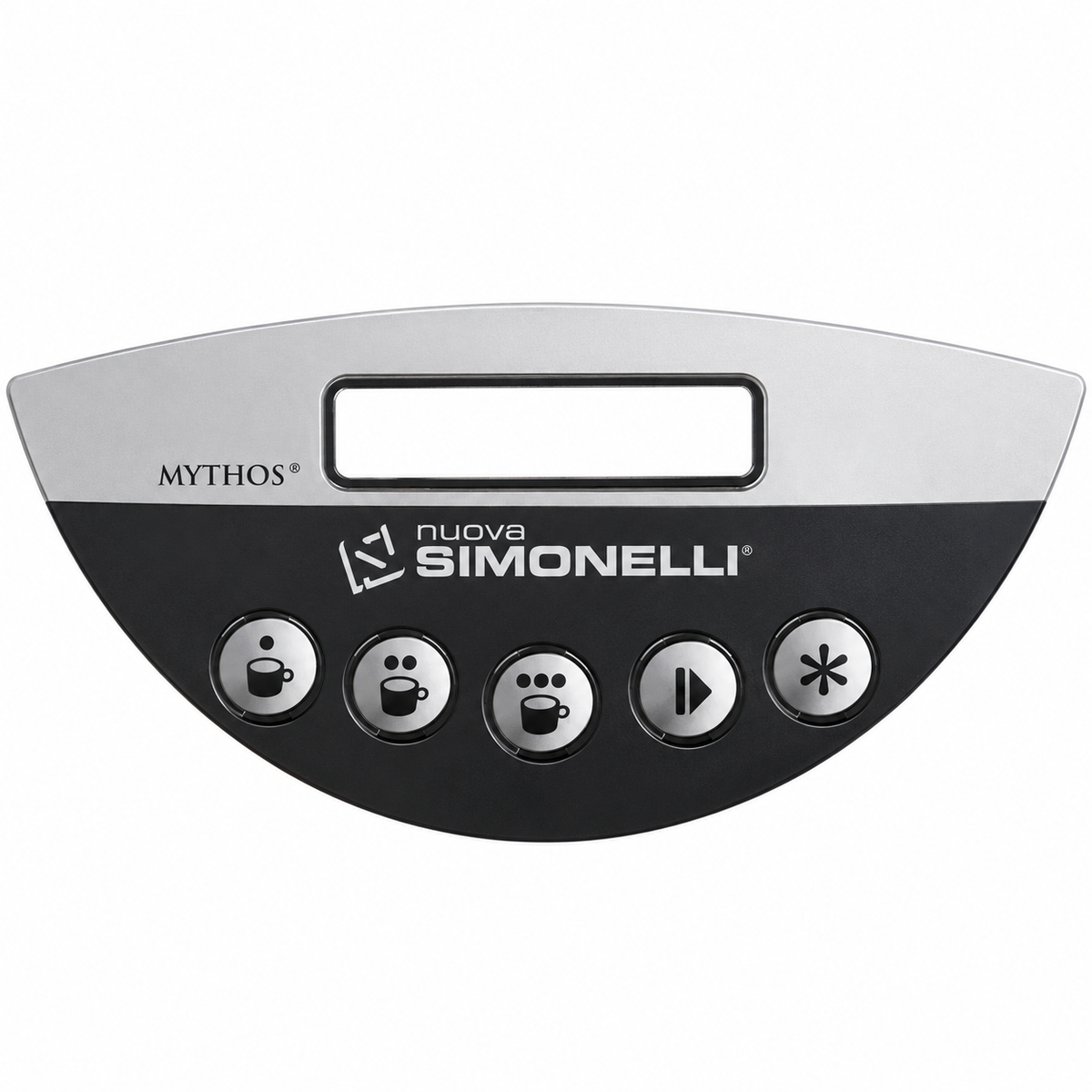 Čelní ovládací panel Nuova Simonelli Mythos – 5 tlačítek