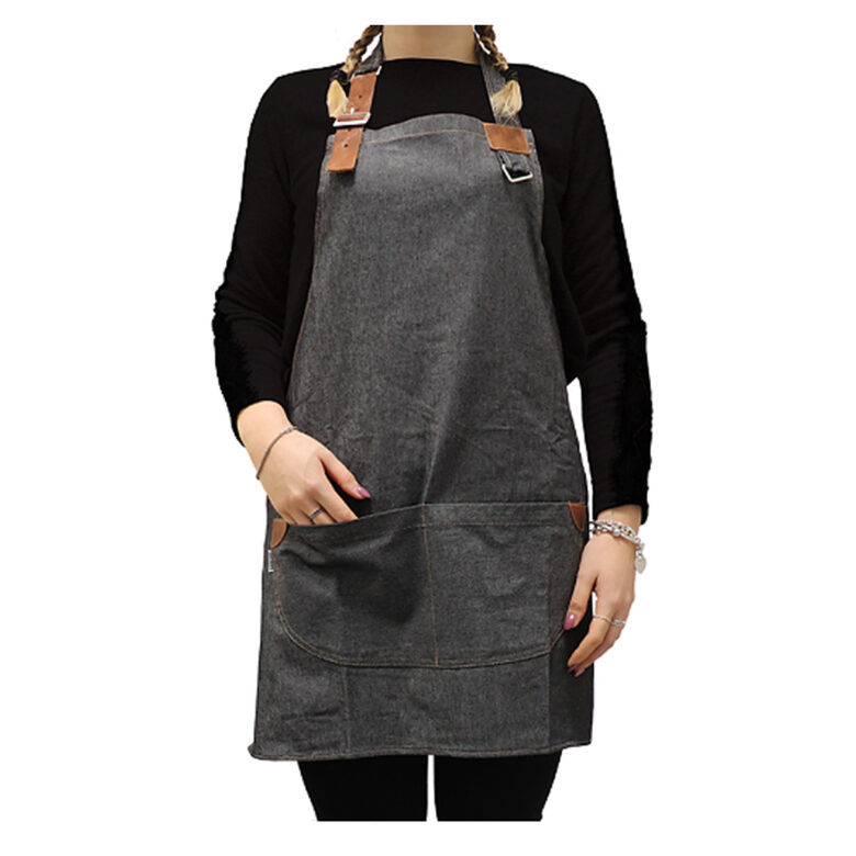Dámská baristická zástěra Kansas Short Black Jeans
